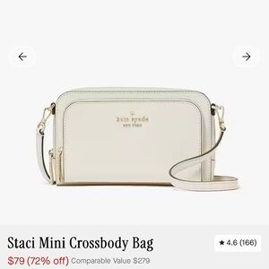 Kate Spade Cream Mini Crossbody Bag